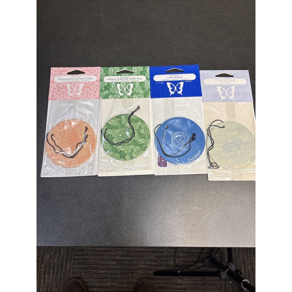 Mixed Lot of 4‎ Scentsy Scent Circles~NIP